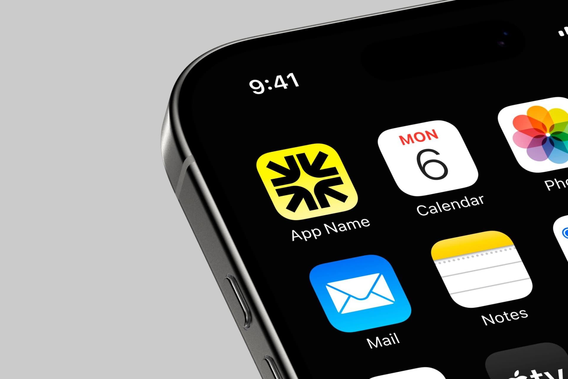 Mobile app op iPhone