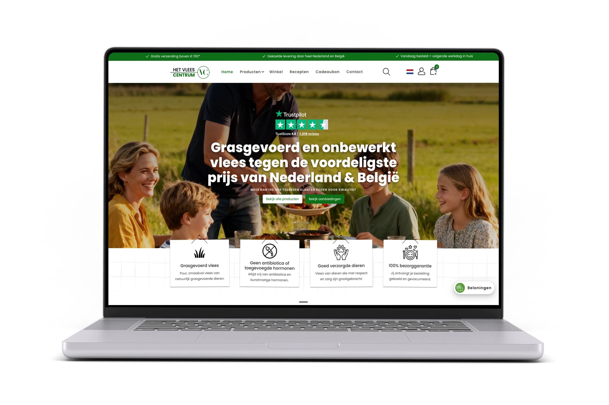Het Vleescentrum webshop